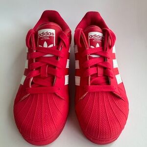 Adidas Superstar XLG Red W 6.5 - Worn once!